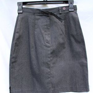 Paul Harris Design Grey Spandex Skirt Size 2